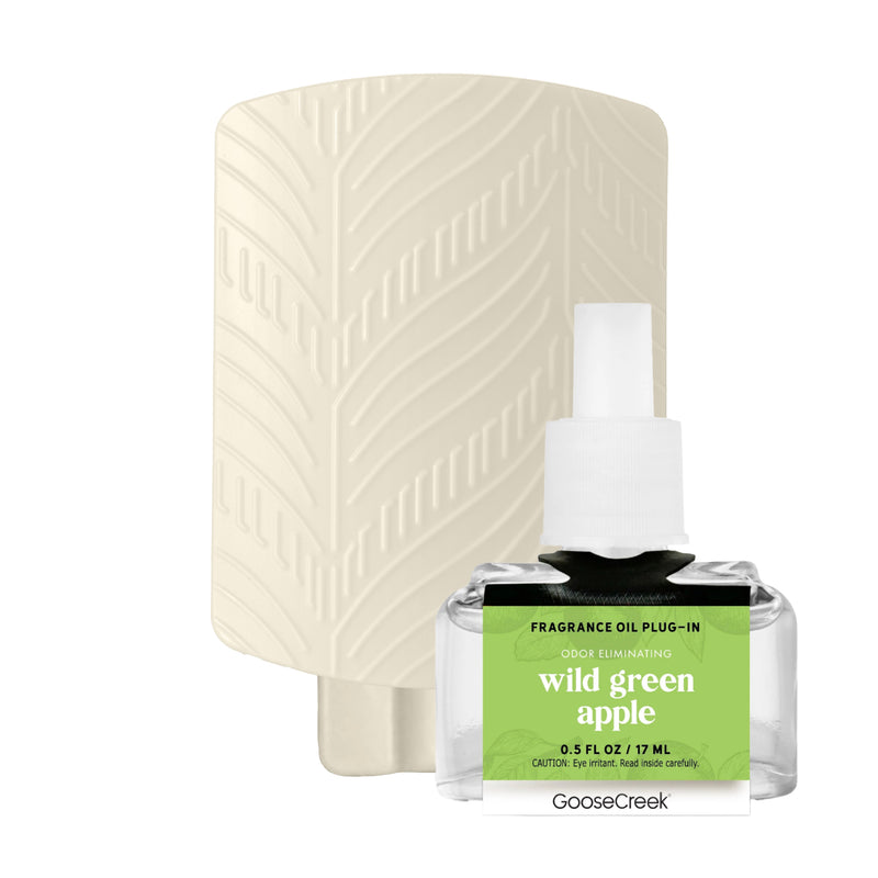 Odor Eliminating Wild Green Apple Plug-In & Refill Bundle Wave 8-0223