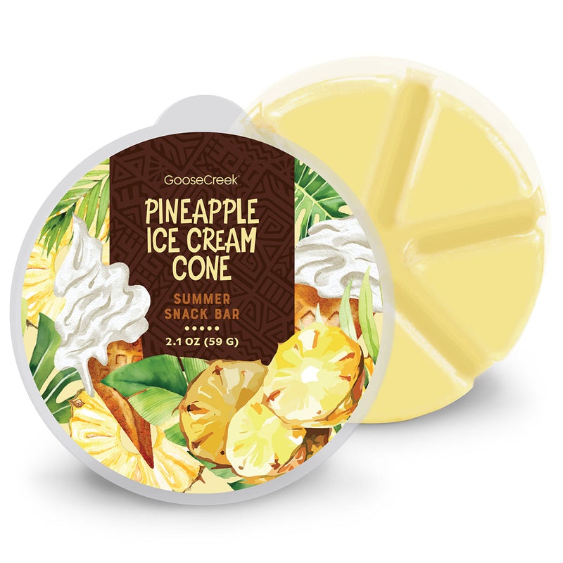 Pineapple Ice Cream Cone Wax Melt Drop 8-0637